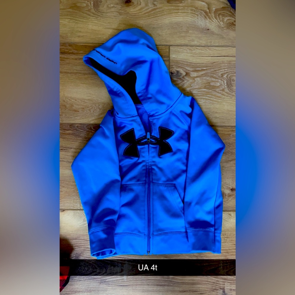 UA full zip jacket polyester material 4t